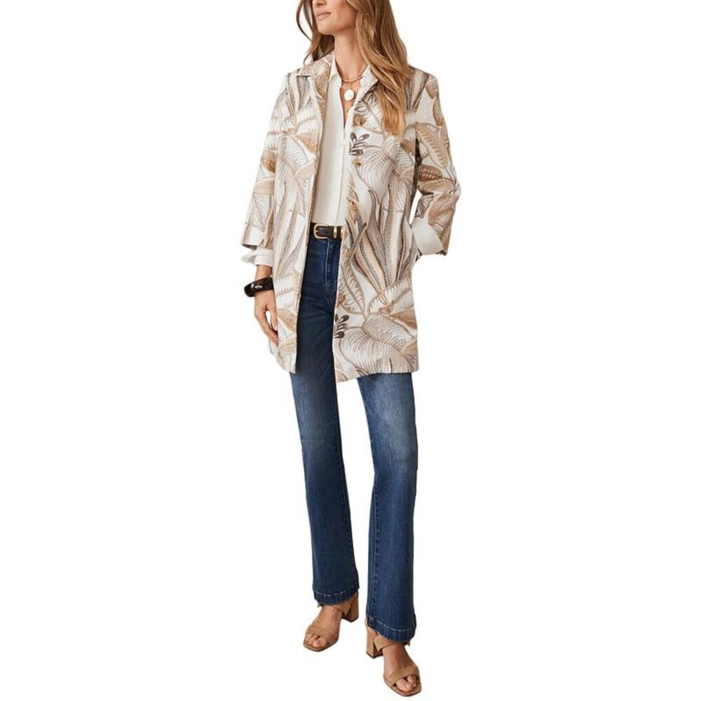 J.Mclaughlin Womens  Deirdre Coat, White